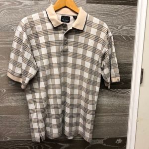 Greg Norman three button short sleeve polo